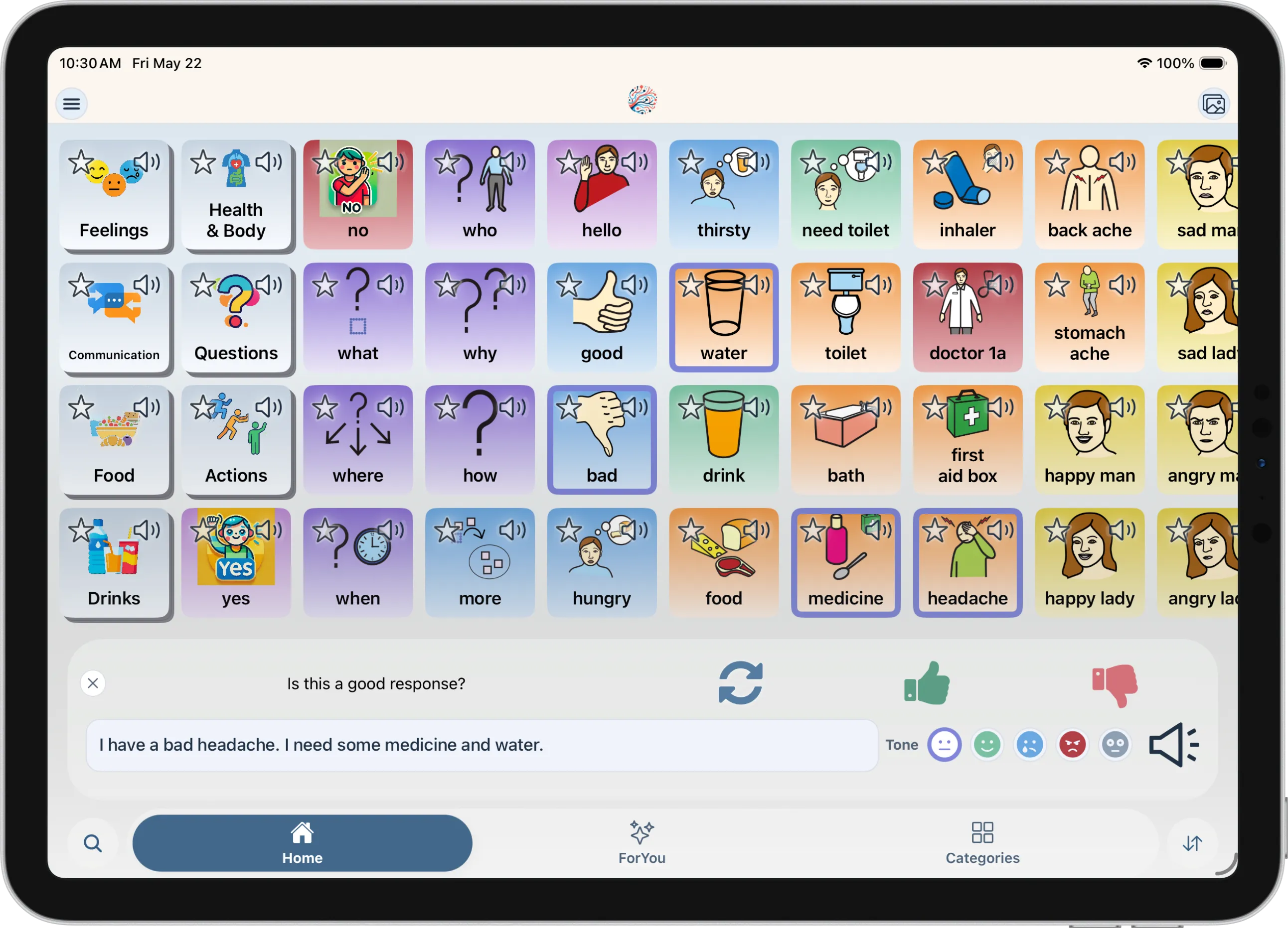 Mosaic Voice on iPad 3